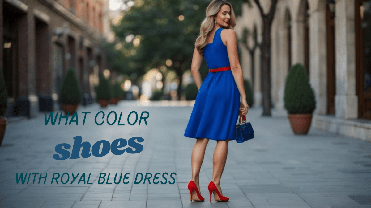 royal blue dress what shoes